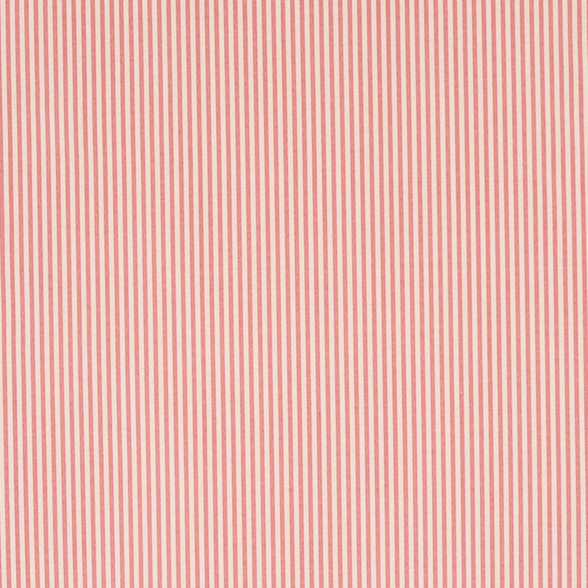 SCHUMACHER CHAREE SILK STRIPE RED FABRIC | Atlanta Fabrics