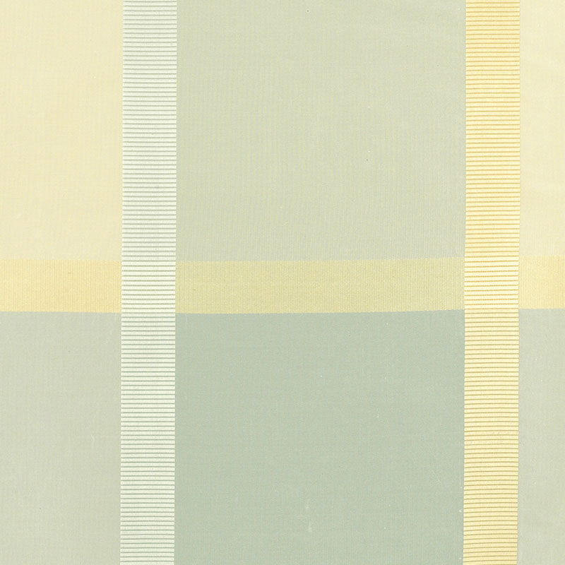 SURAT SILK PLAID ROBIN'S EGG