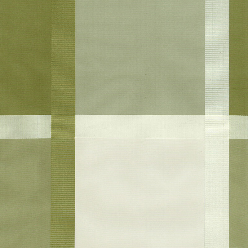 Schumacher SURAT SILK PLAID CELADON Fabric | Atlanta Fabrics