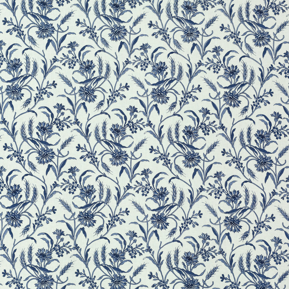Schumacher CECILE DELFT Fabric | Atlanta Fabrics