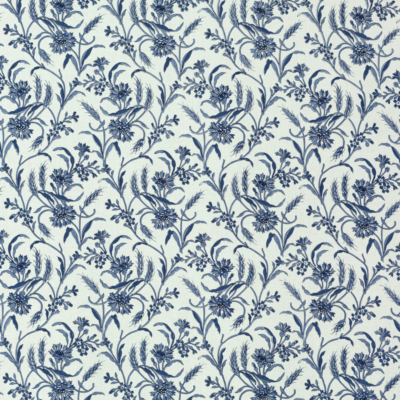 Schumacher CECILE DELFT Fabric | Atlanta Fabrics