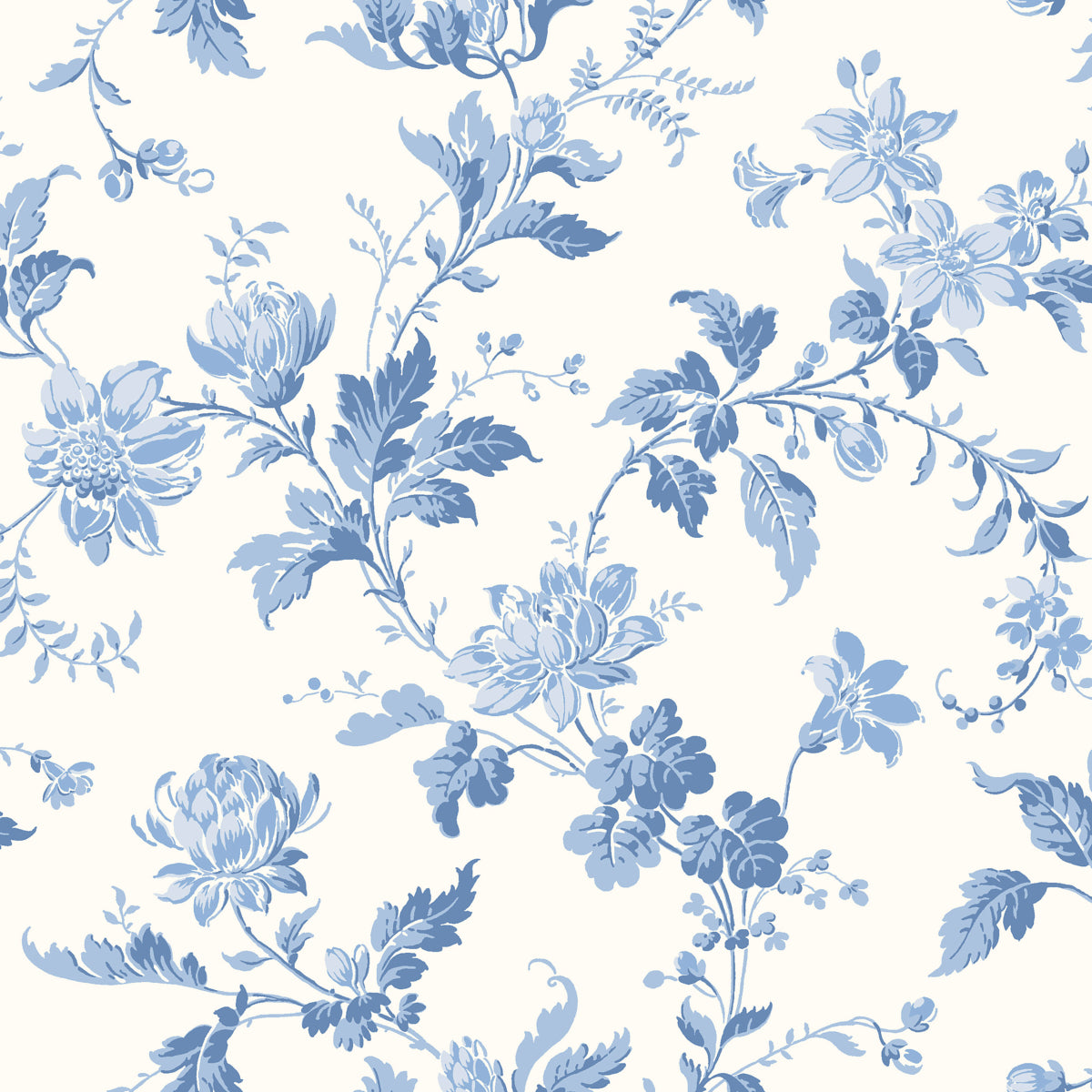 BLOMSLINGA BLUE AND WHITE