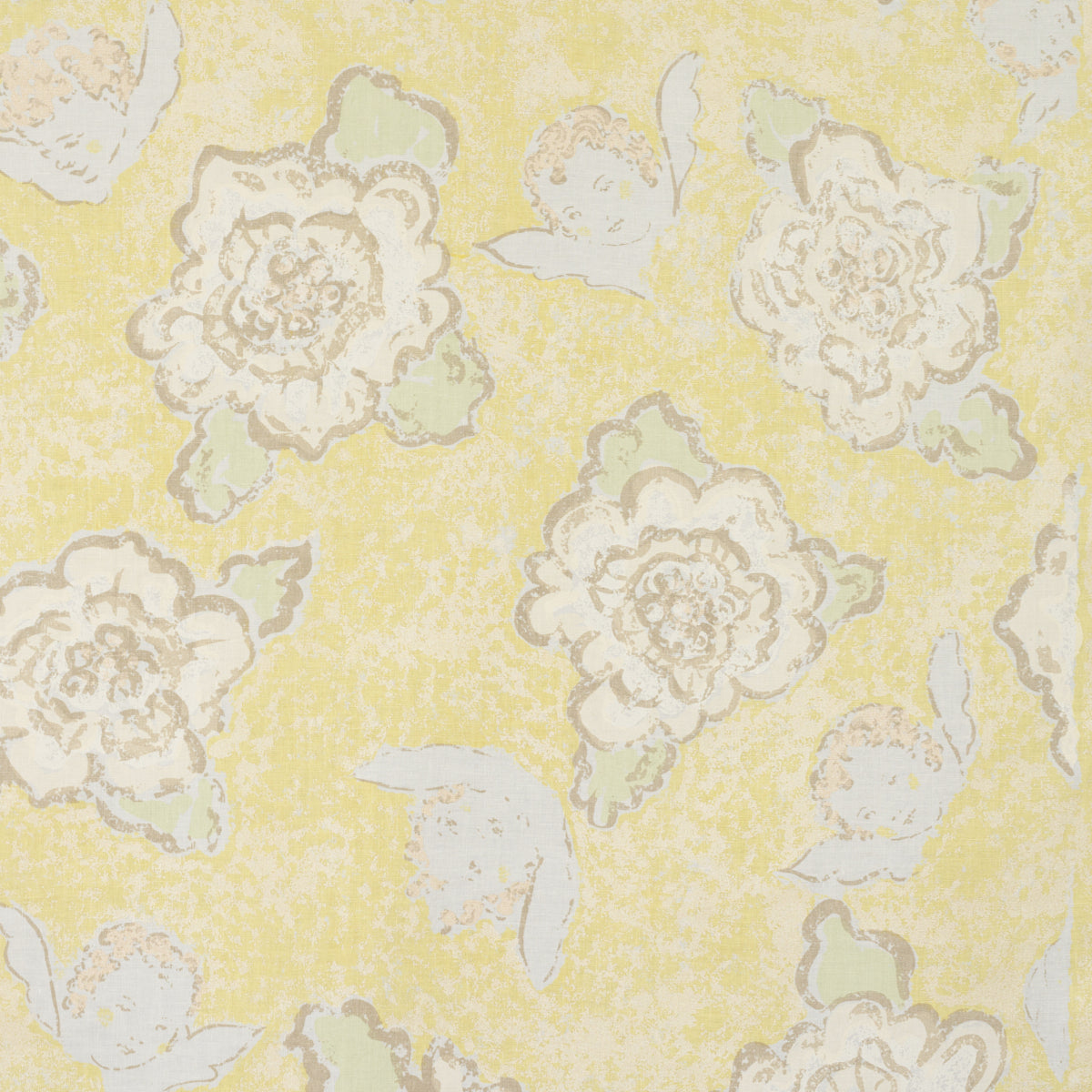 Schumacher CHERUB IVORY Fabric | Atlanta Fabrics