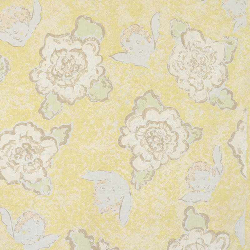 Schumacher CHERUB IVORY Fabric | Atlanta Fabrics