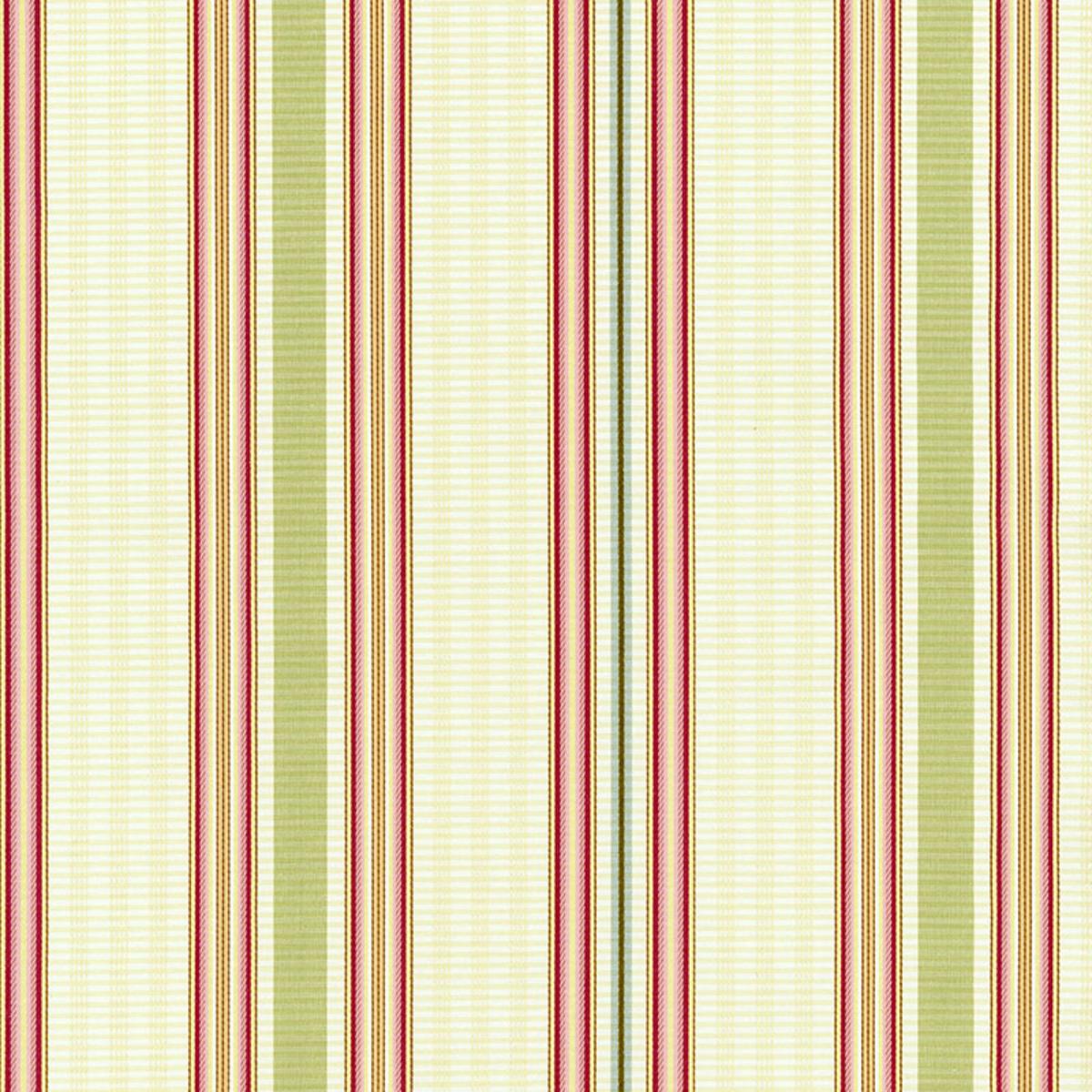SCHUMACHER BIELLA SILK STRIPE BERRY FABRIC | Atlanta Fabrics