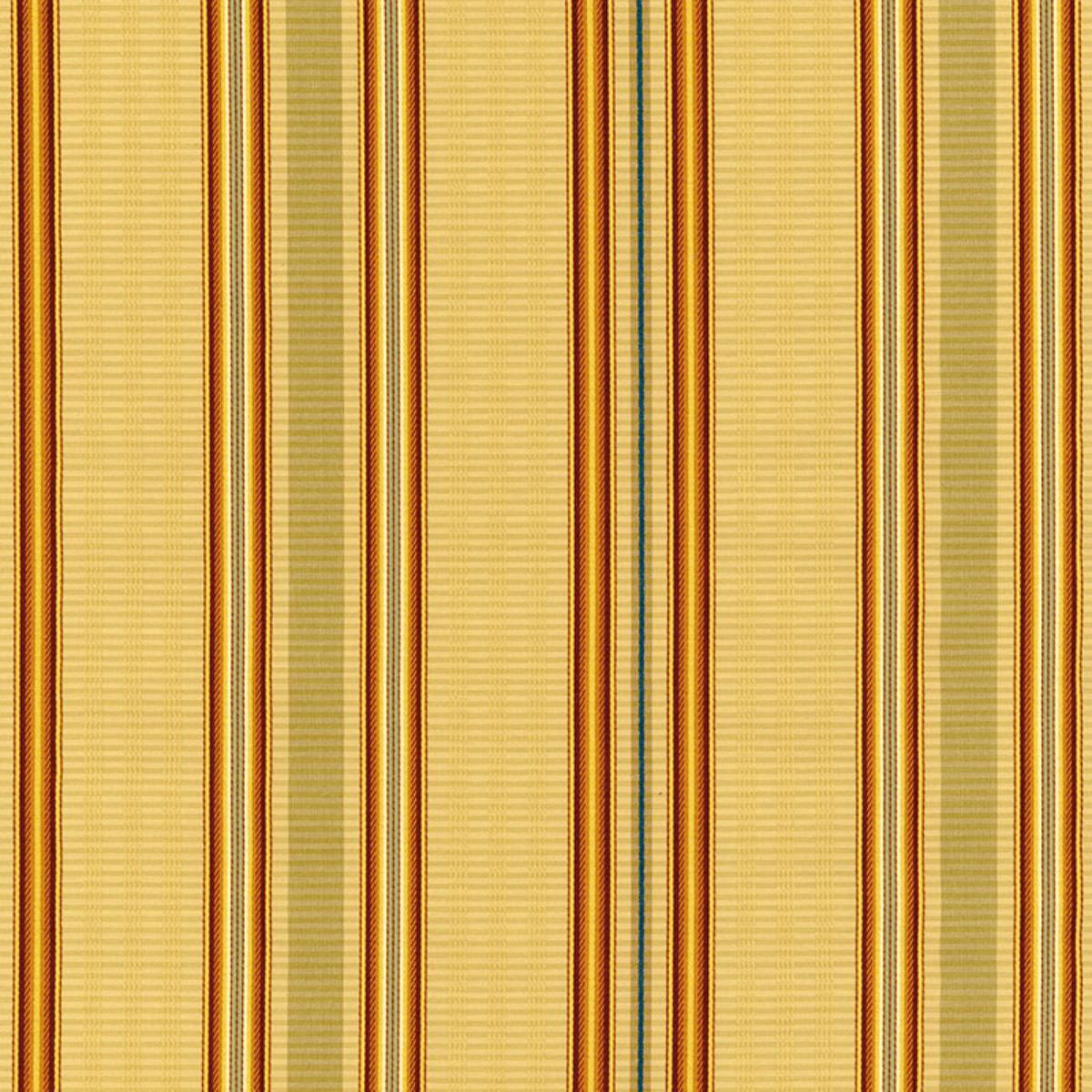 SCHUMACHER BIELLA SILK STRIPE SPICE FABRIC | Atlanta Fabrics