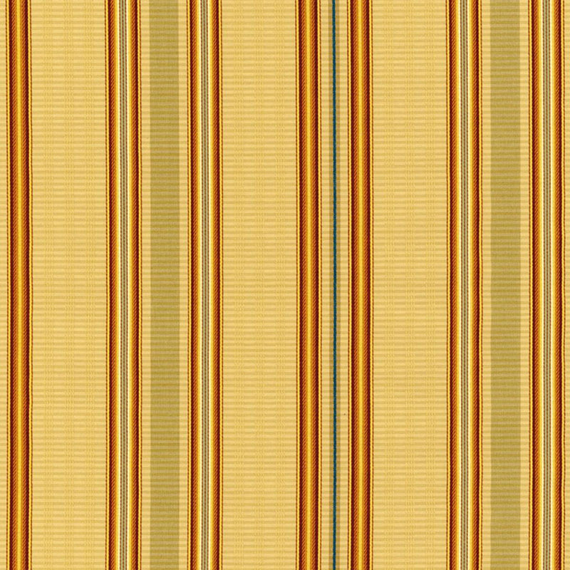 SCHUMACHER BIELLA SILK STRIPE SPICE FABRIC | Atlanta Fabrics