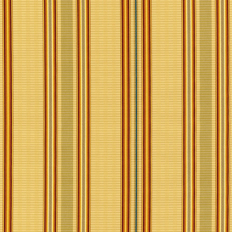 Schumacher BIELLA SILK STRIPE SPICE Fabric | Atlanta Fabrics