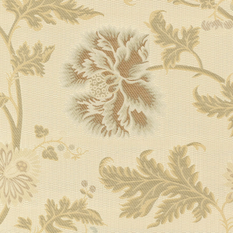 Schumacher LAMPASSO FLORI AQUA Fabric | Atlanta Fabrics
