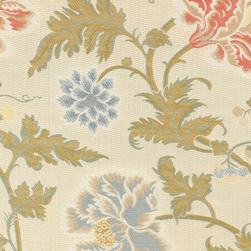 Schumacher LAMPASSO FLORI BERRY Fabric | Atlanta Fabrics