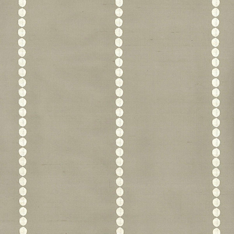 SCHUMACHER Gabrielle EmbroideryÂ  DOVE FABRIC | Atlanta Fabrics