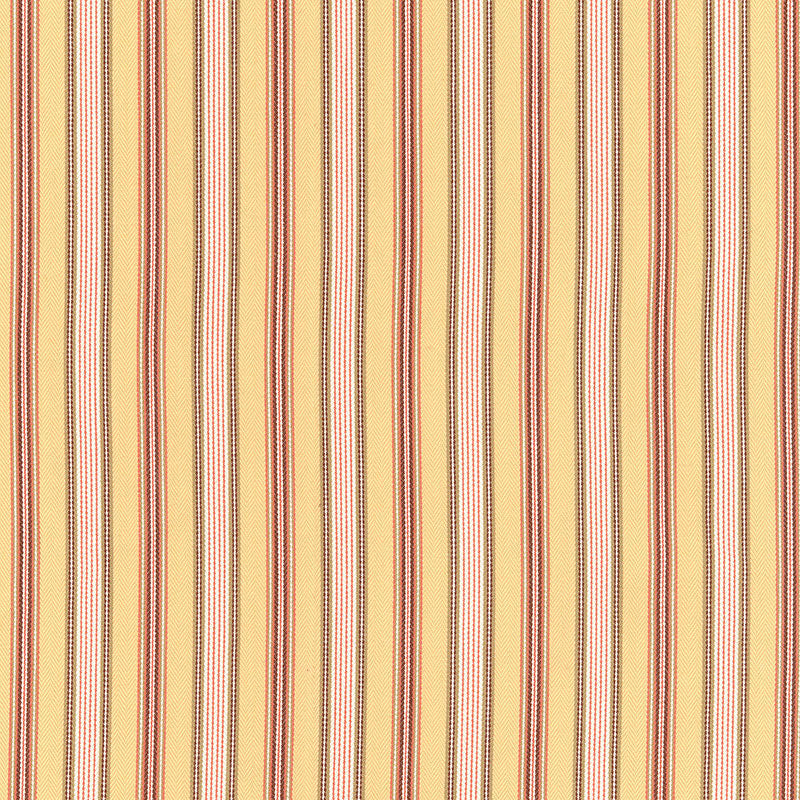 Schumacher BROOK STRIPE MAIZE Fabric | Atlanta Fabrics