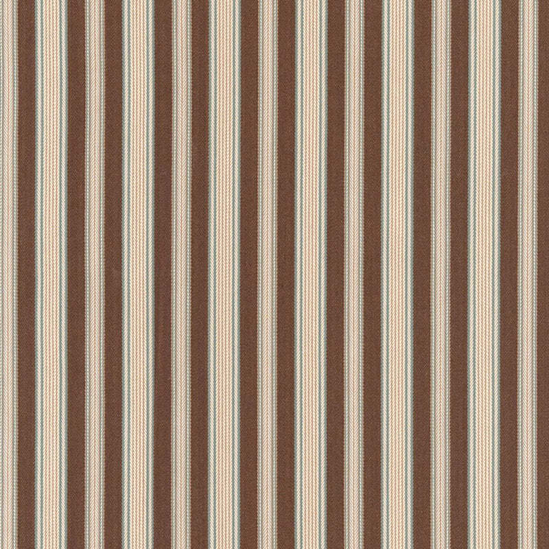 SCHUMACHER BROOK STRIPE BARK FABRIC | Atlanta Fabrics