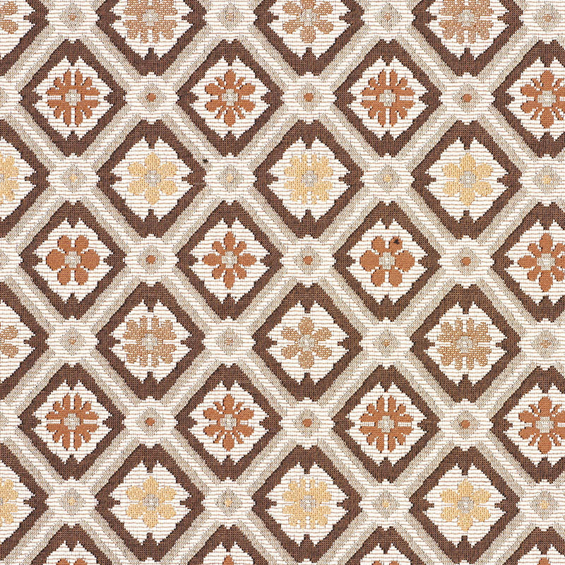 Schumacher SAVONNERIE TAPESTRY BROWN Fabric | Atlanta Fabrics