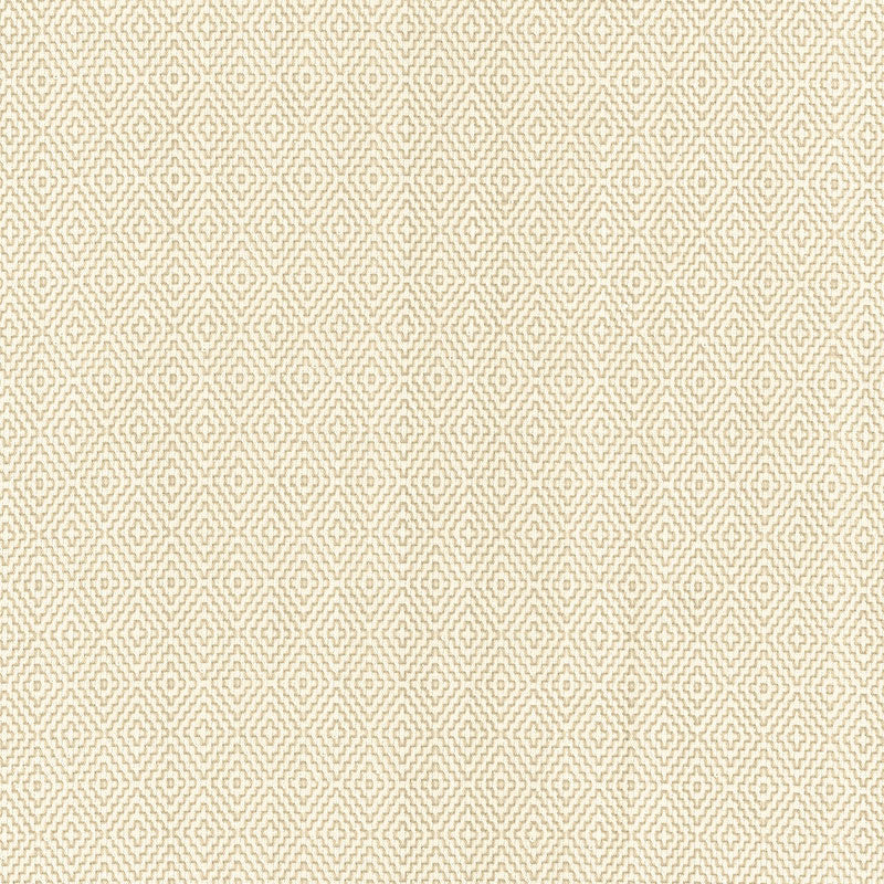 Schumacher HAMPTON COURT DIAMOND IVORY Fabric | Atlanta Fabrics