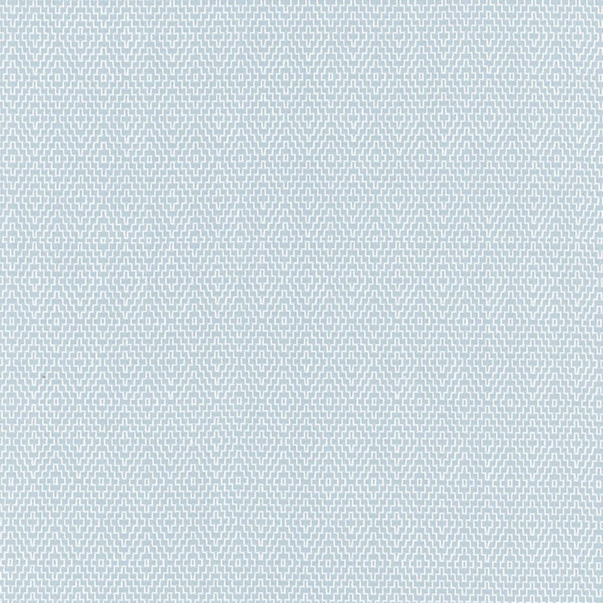 SCHUMACHER HAMPTON COURT DIAMOND AQUA FABRIC | Atlanta Fabrics