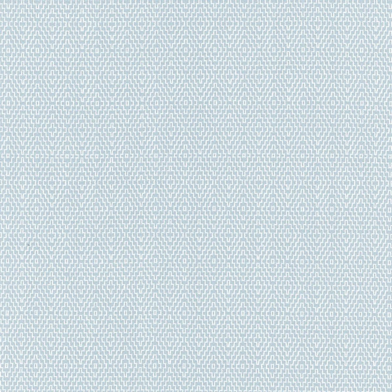 SCHUMACHER HAMPTON COURT DIAMOND AQUA FABRIC | Atlanta Fabrics