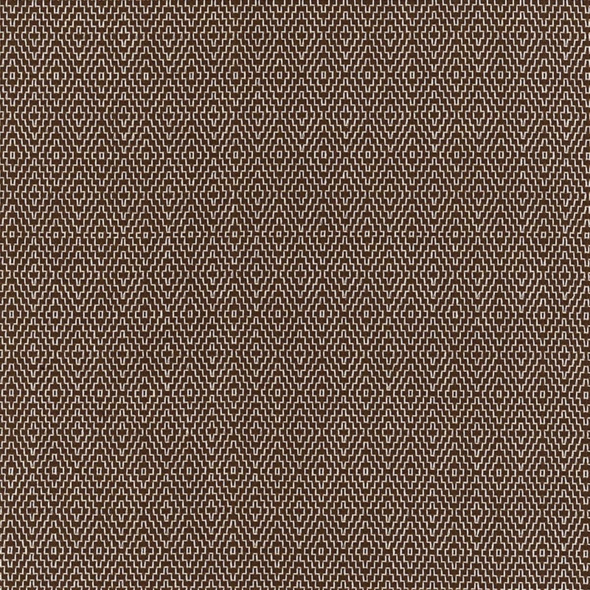 SCHUMACHER HAMPTON COURT DIAMOND CHOCOLATE FABRIC | Atlanta Fabrics