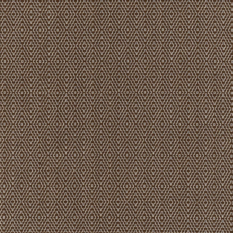 SCHUMACHER HAMPTON COURT DIAMOND CHOCOLATE FABRIC | Atlanta Fabrics