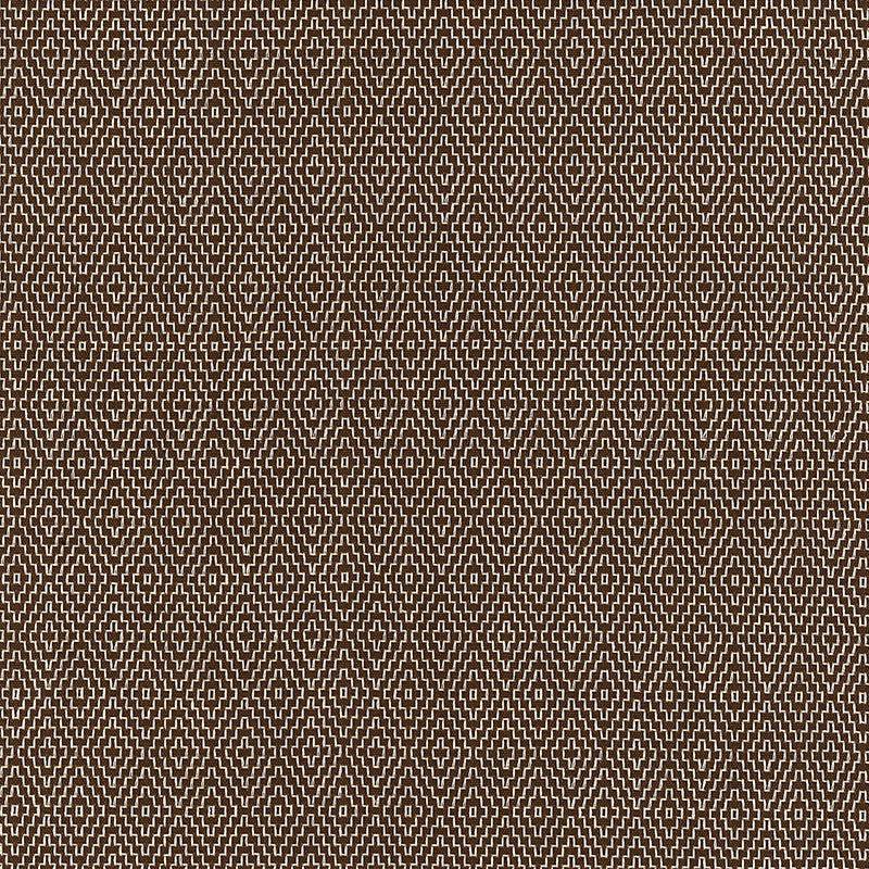 Schumacher HAMPTON COURT DIAMOND CHOCOLATE Fabric | Atlanta Fabrics