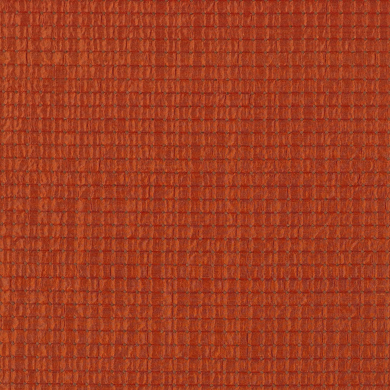 Schumacher DOTTED SILK WEAVE CINNAMON  | Atlanta Fabrics