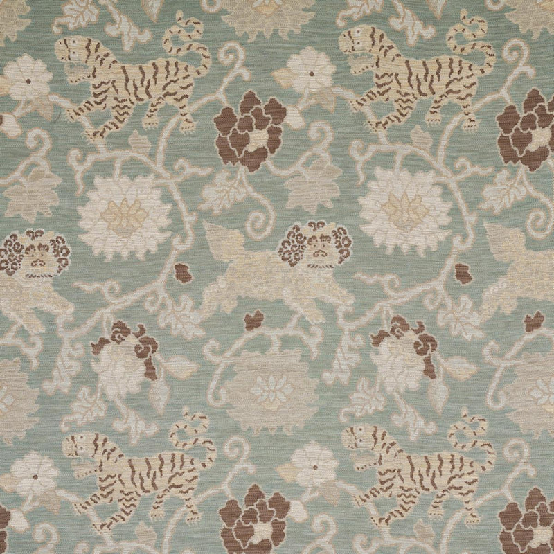 SCHUMACHER KHOTAN WEAVE MINERAL FABRIC | Atlanta Fabrics