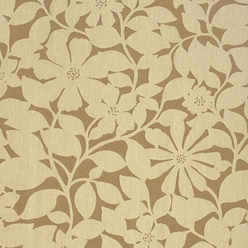 SCHUMACHER BORA BORA TEAK FABRIC | Atlanta Fabrics