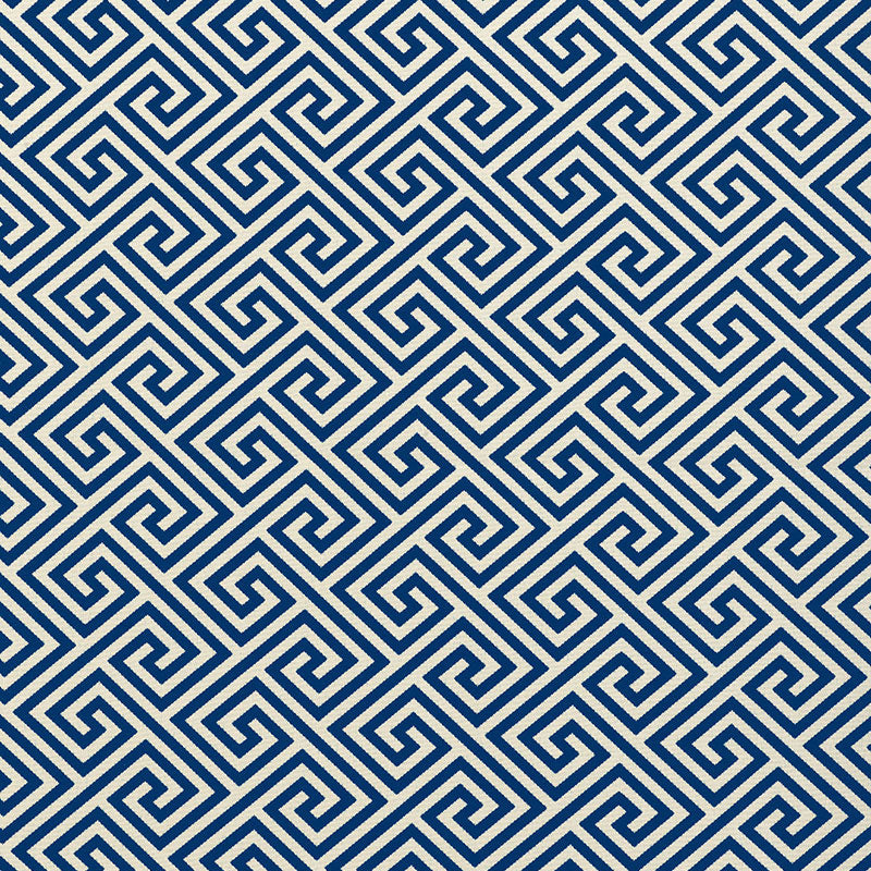 Schumacher ST. TROPEZ INDOOR/OUTDOOR NAVY Fabric | Atlanta Fabrics