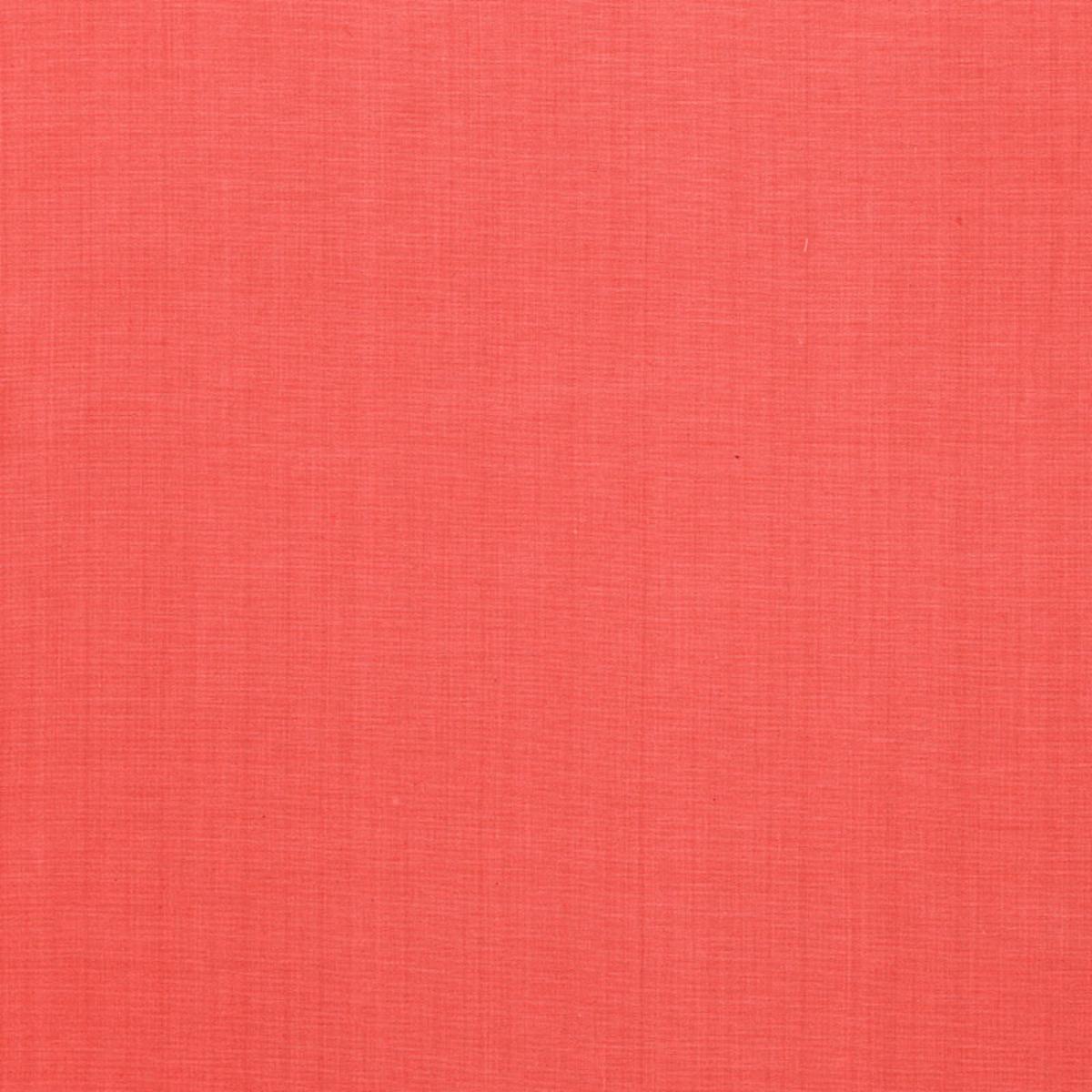 SCHUMACHER AVERY COTTON PLAIN CORAL FABRIC | Atlanta Fabrics