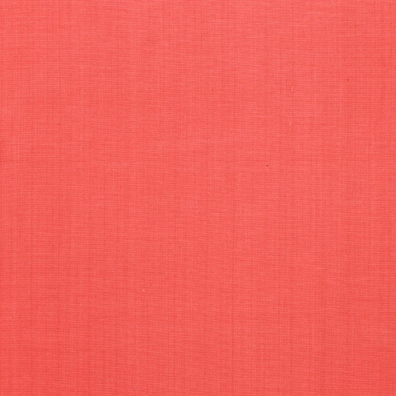 SCHUMACHER AVERY COTTON PLAIN CORAL FABRIC | Atlanta Fabrics