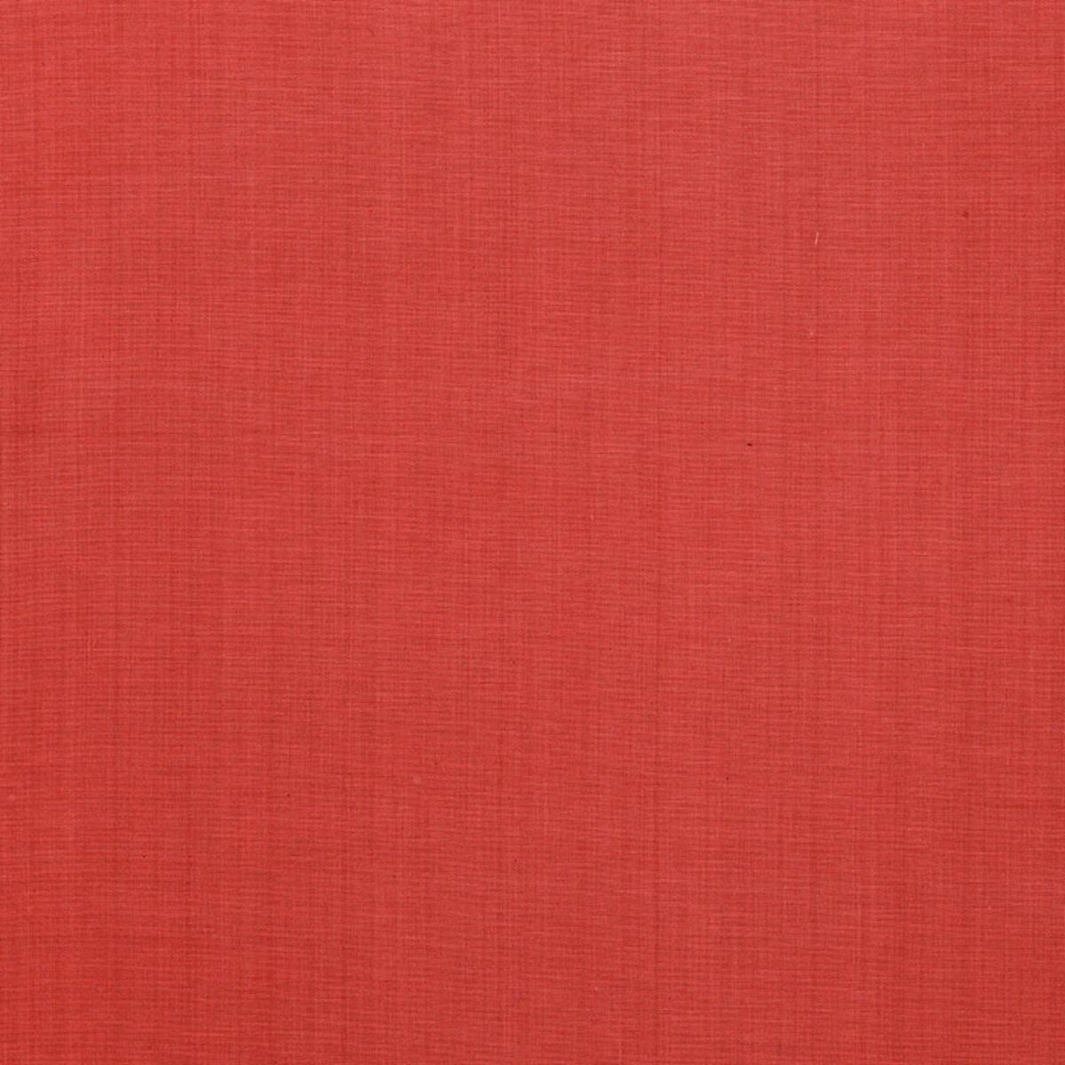 SCHUMACHER AVERY COTTON PLAIN RED FABRIC | Atlanta Fabrics