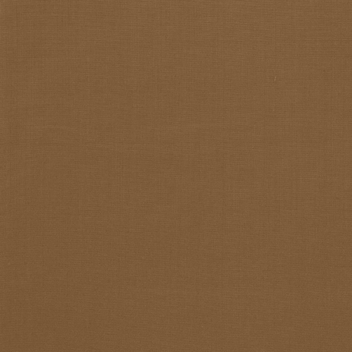 SCHUMACHER AVERY COTTON PLAIN MOCHA FABRIC | Atlanta Fabrics