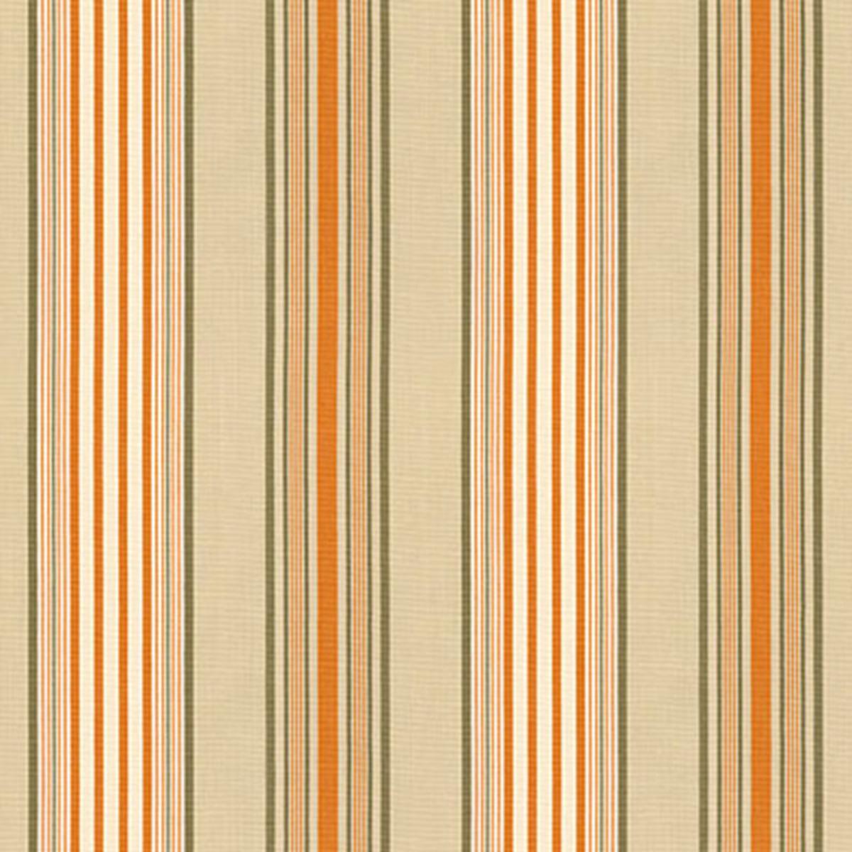 SARATOGA COTTON STRIPE BEIGE / MOCHA / PUMPKIN