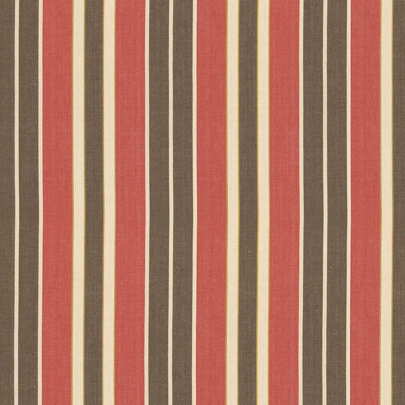 BEACON COTTON STRIPE RED/JAVA/BEIGE