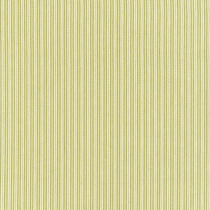 Schumacher BAKER COTTON STRIPE IVORY /PEAR /SAGE  | Atlanta Fabrics