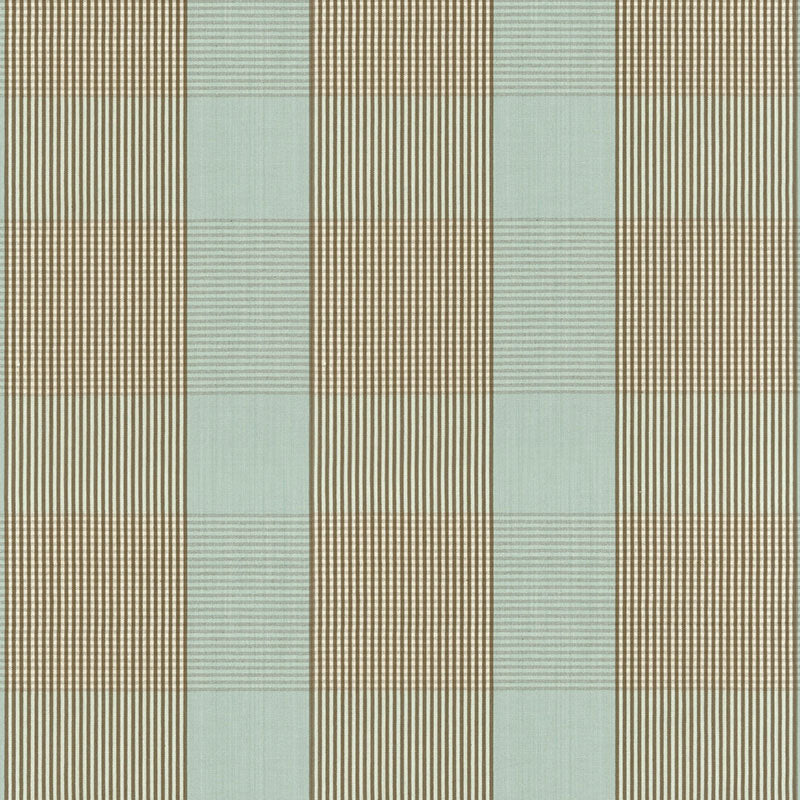 AVON GINGHAM PLAID MOCHA/AQUA