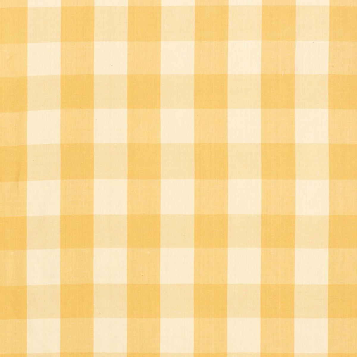SCHUMACHER CAMDEN COTTON CHECK STRAW FABRIC | Atlanta Fabrics