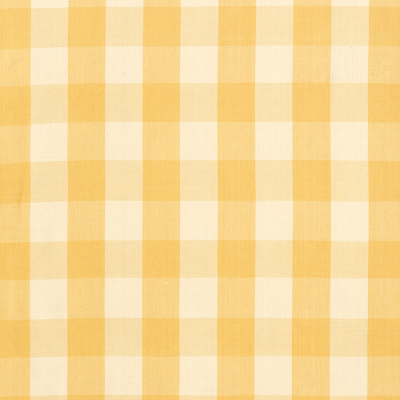 Schumacher CAMDEN COTTON CHECK STRAW Fabric | Atlanta Fabrics