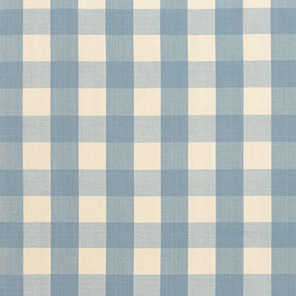 SCHUMACHER CAMDEN COTTON CHECK CHAMBRAY FABRIC | Atlanta Fabrics