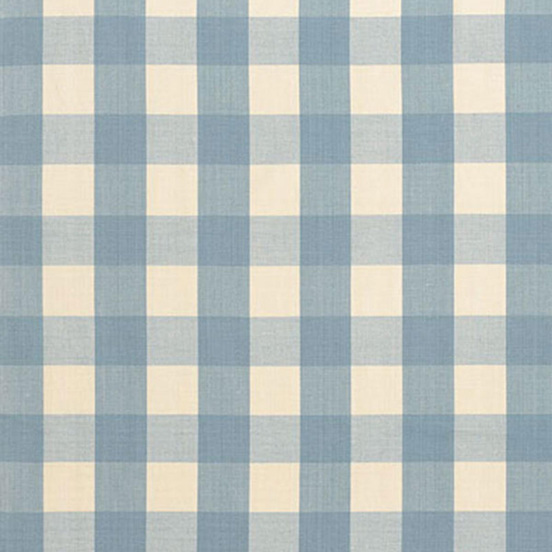 SCHUMACHER CAMDEN COTTON CHECK CHAMBRAY FABRIC | Atlanta Fabrics