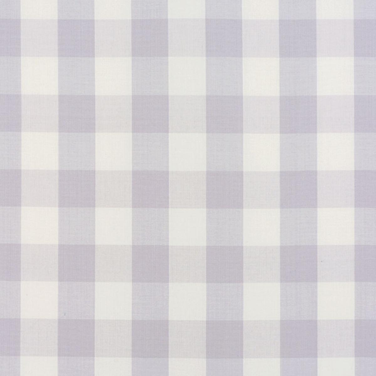 SCHUMACHER CAMDEN COTTON CHECK LILAC FABRIC | Atlanta Fabrics