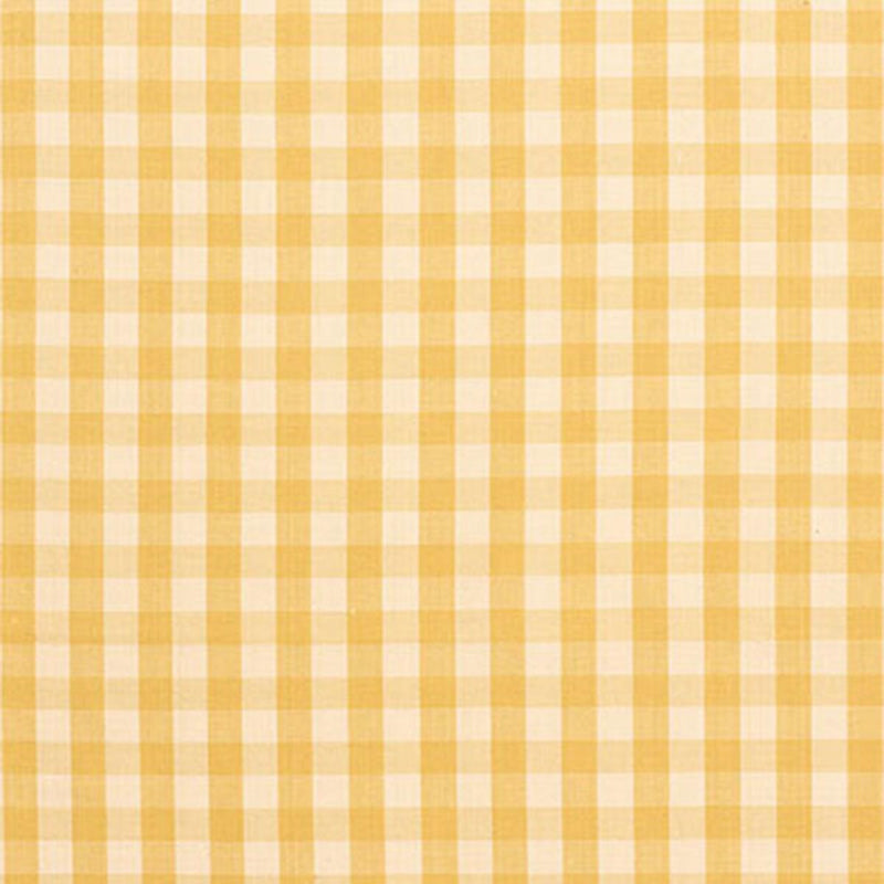 SCHUMACHER ELTON COTTON CHECK STRAW FABRIC | Atlanta Fabrics