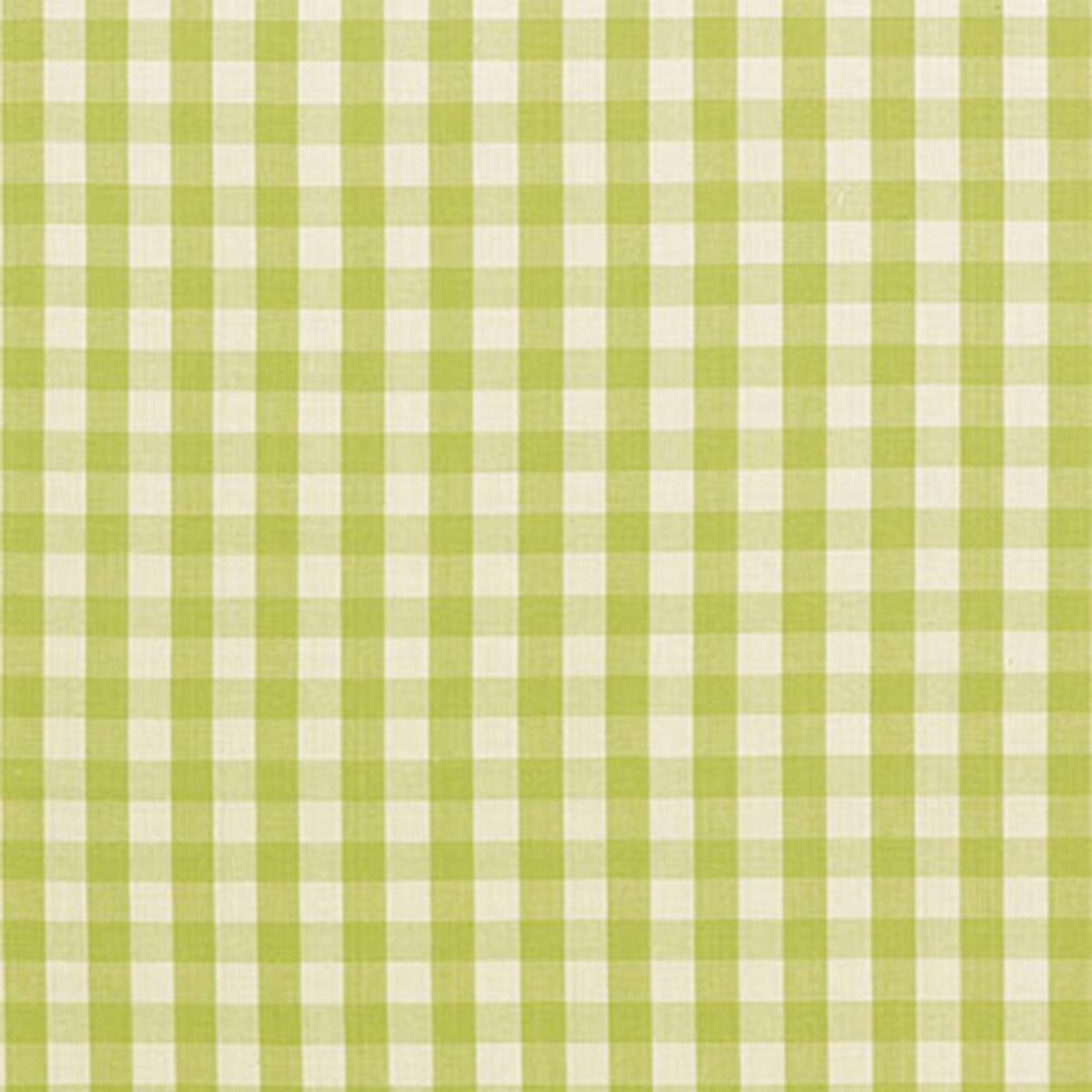 SCHUMACHER ELTON COTTON CHECK PEAR FABRIC | Atlanta Fabrics