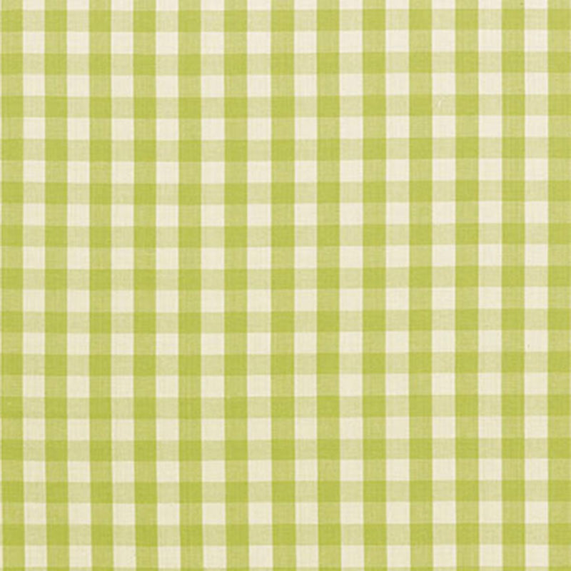SCHUMACHER ELTON COTTON CHECK PEAR FABRIC | Atlanta Fabrics