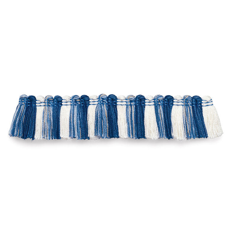 Schumacher BIARRITZ RUCHE MARINE Trim | Atlanta Fabrics