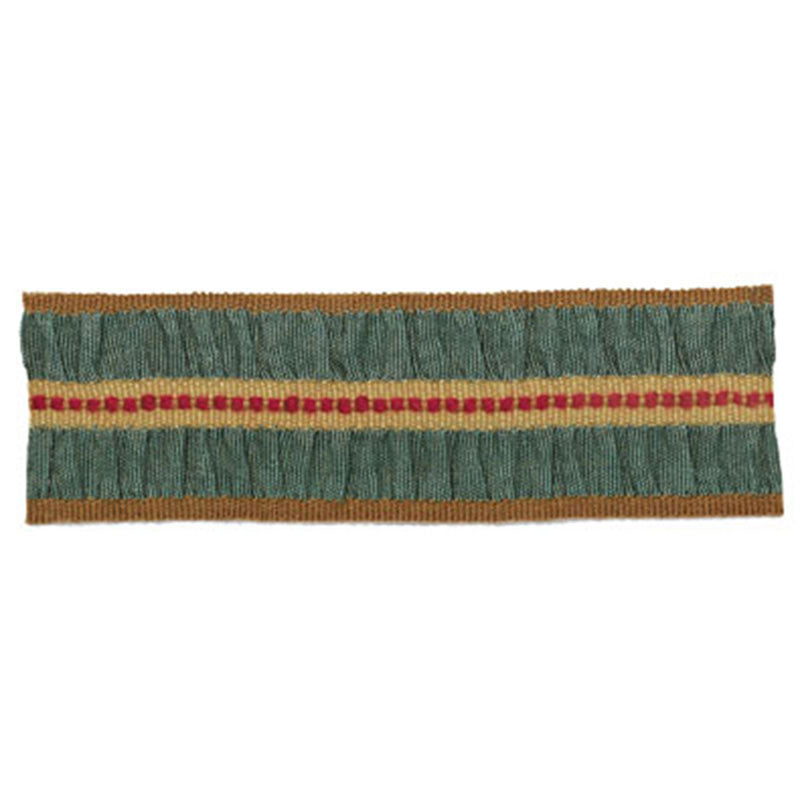 Schumacher CAMDEN BRAID PEACOCK Trim | Atlanta Fabrics