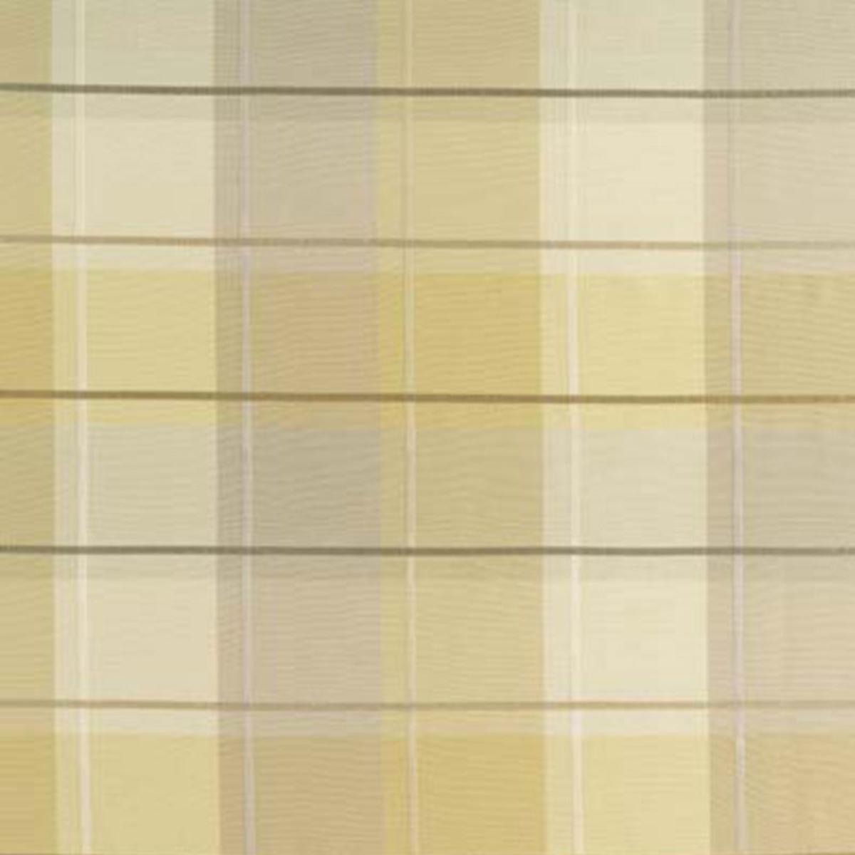 SCHUMACHER COIN SILK PLAID ALABASTER FABRIC | Atlanta Fabrics