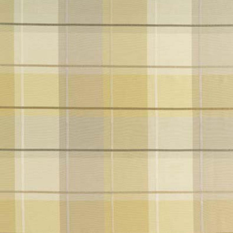 SCHUMACHER COIN SILK PLAID ALABASTER FABRIC | Atlanta Fabrics