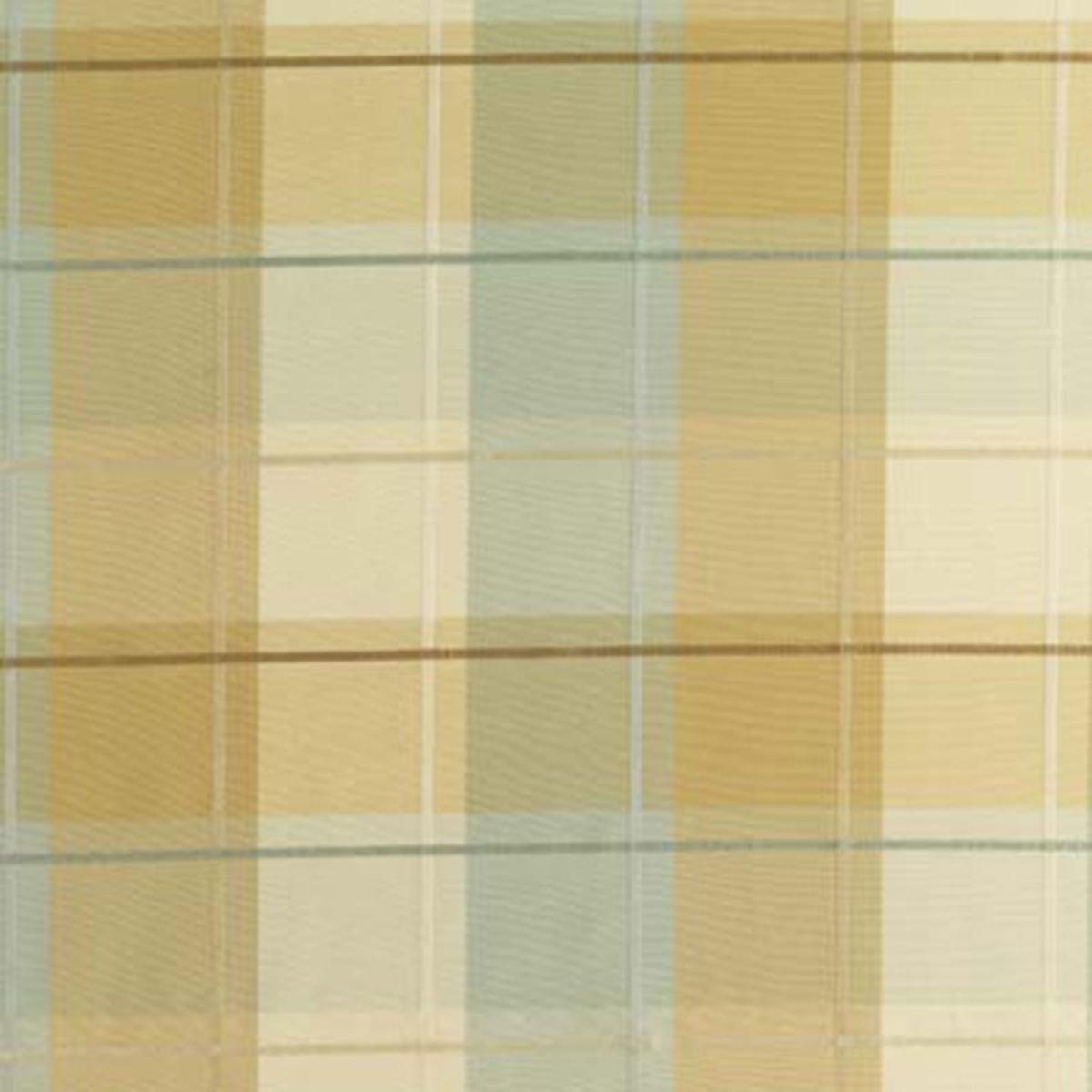 SCHUMACHER COIN SILK PLAID AQUA FABRIC | Atlanta Fabrics