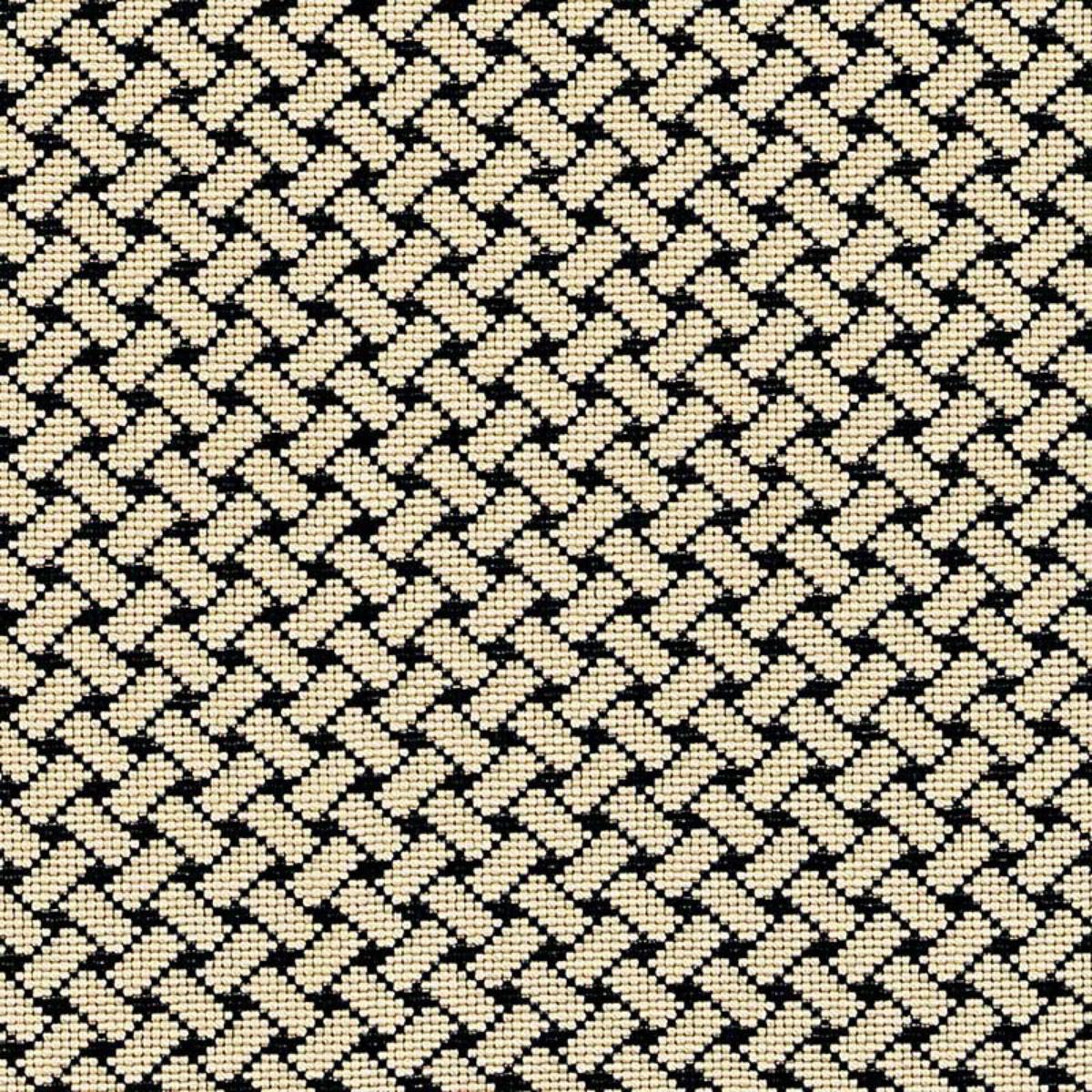 SCHUMACHER BRISTOL WEAVE EPINGLE NOIR FABRIC | Atlanta Fabrics